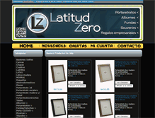 Tablet Screenshot of latitud-zero.com